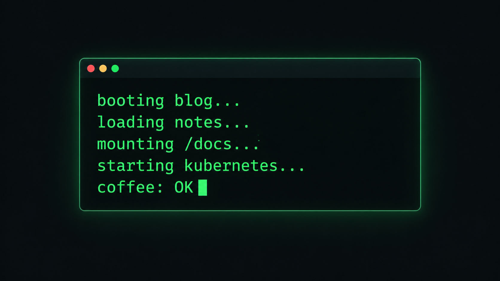 Terminal animation