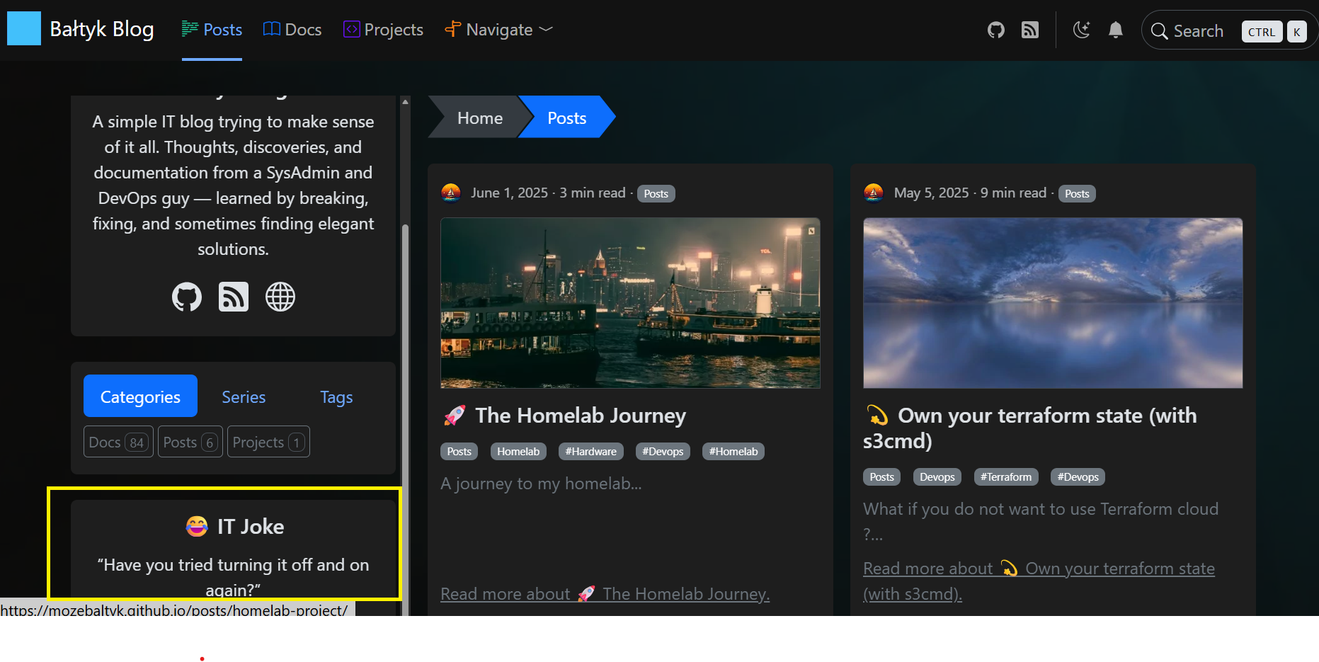 Random citation widget